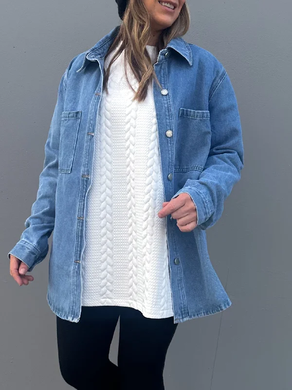 Lily Denim Shacket