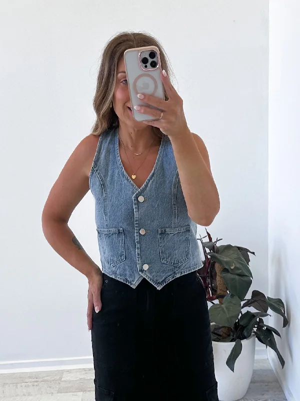 Theo Denim Vest