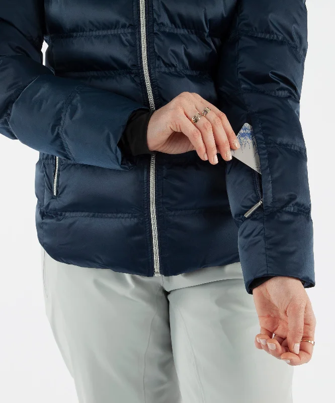 Women's Fiona Waterproof Quilted Stretch Jacket With Removable Fur Ruff