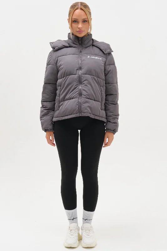 Welbeck Puffer Jacket - Dark Grey