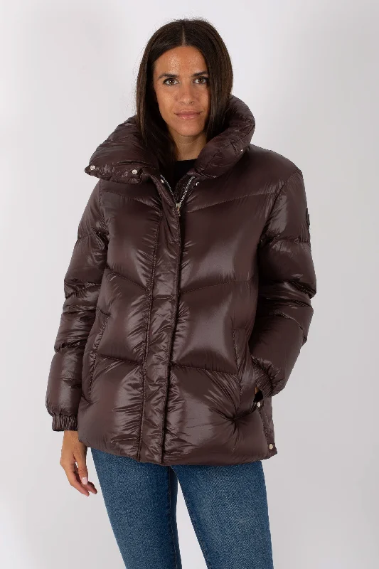 Woolrich Aliquippa Puffer Marrone Donna