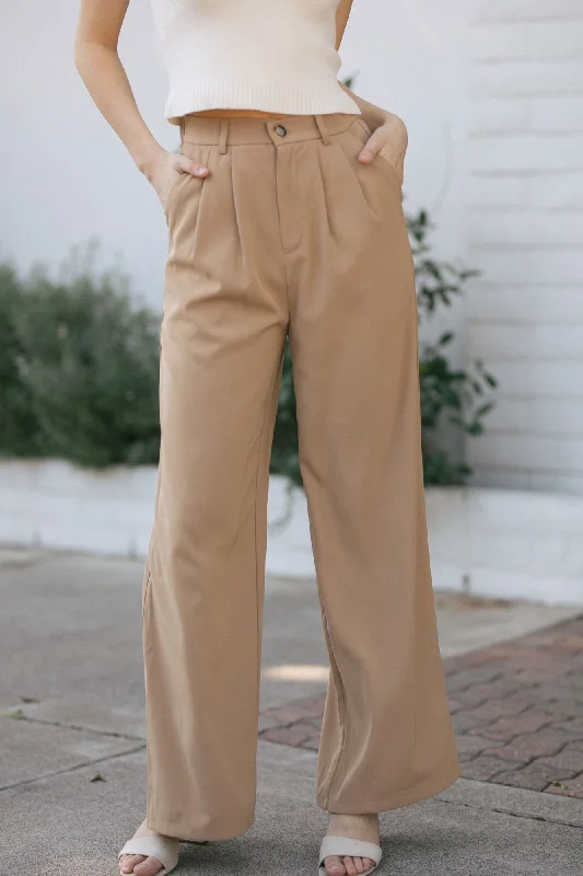 Agnes Pleated Wide Pants