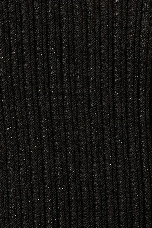 black-serena-ribbed-skirt-set