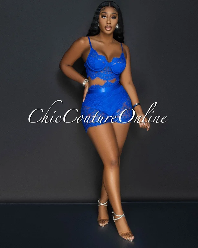 essien-cobalt-blue-black-lace-bustier-shorts-set