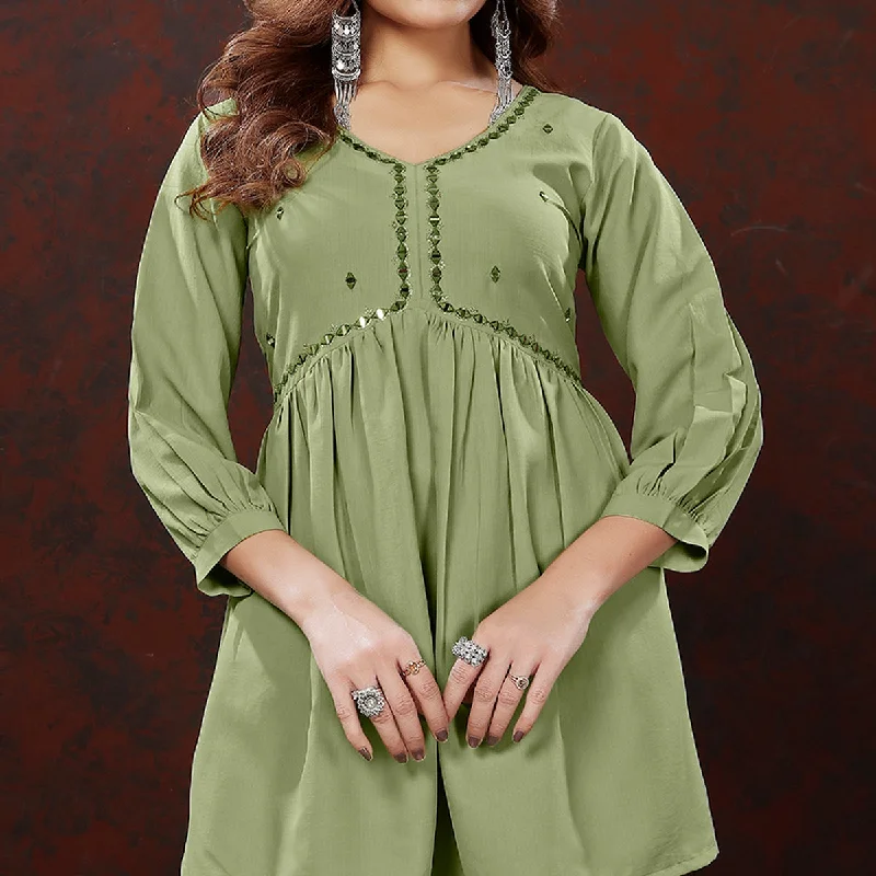 green-embroidered-cotton-blend-co-ord-set