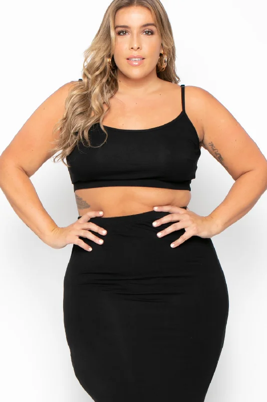 plus-size-connie-crop-top-skirt-set-black