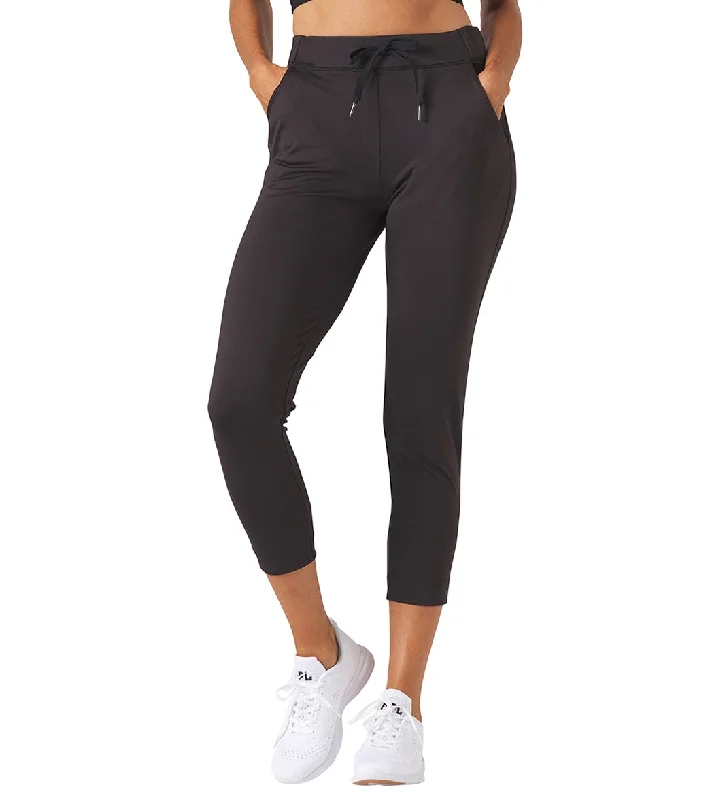 Glyder Jet Set Crop Joggers Black