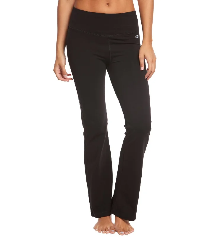 Marika Tummy Control Cotton Yoga Pants Black