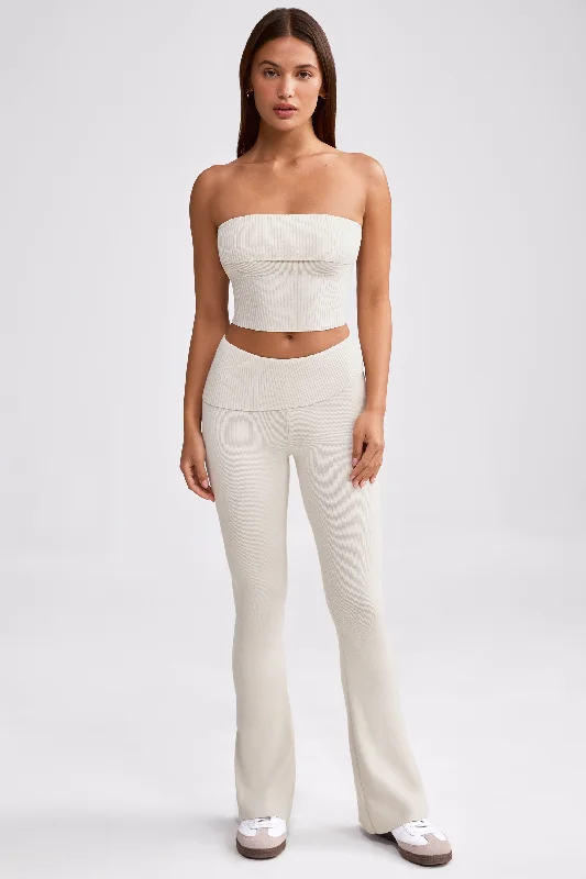 petite-knit-kick-flare-trousers-cream