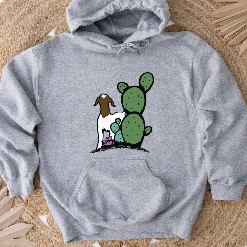 Cactus Goat Hoodie (S-3XL) Unisex - Multiple Colors!