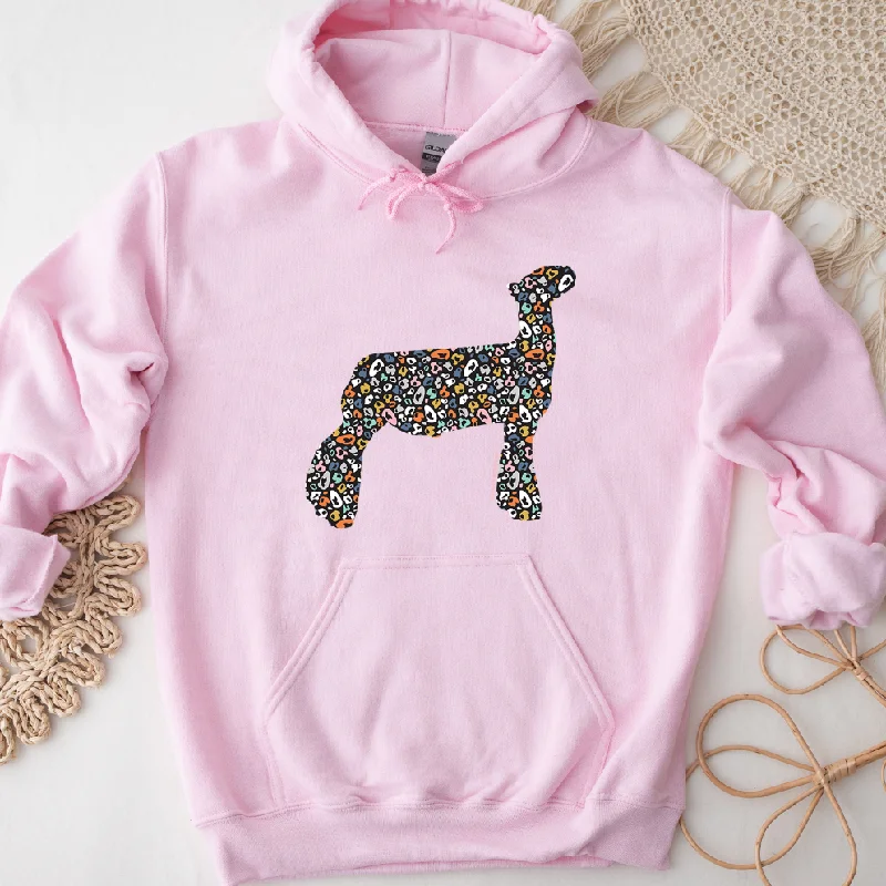 Colorful Cheetah Lamb Hoodie (S-3XL) Unisex - Multiple Colors!