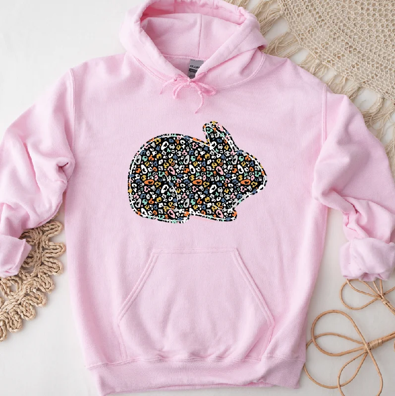 Colorful Cheetah Rabbit Hoodie (S-3XL) Unisex - Multiple Colors!