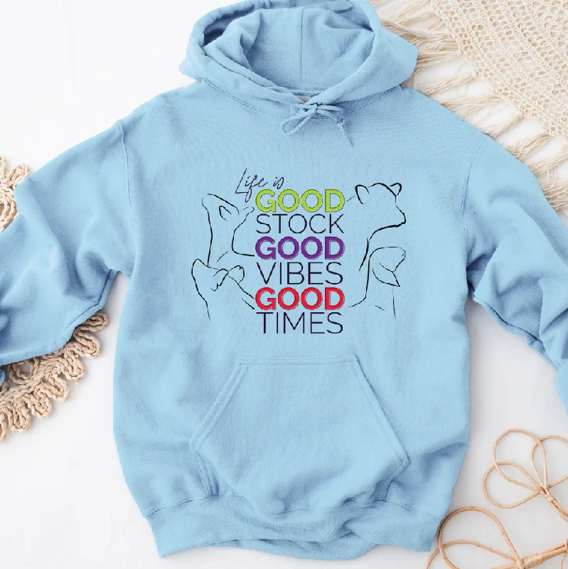 Good Stock Good Vibes Hoodie (S-3XL) Unisex - Multiple Colors!