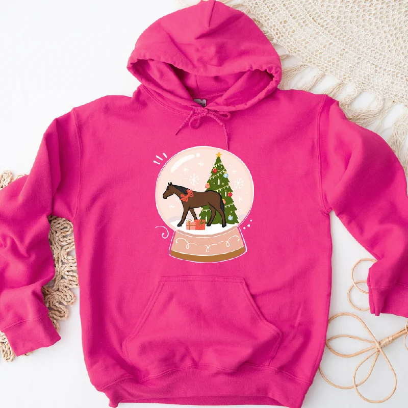 Horse Snow Globe Hoodie (S-3XL) Unisex - Multiple Colors!