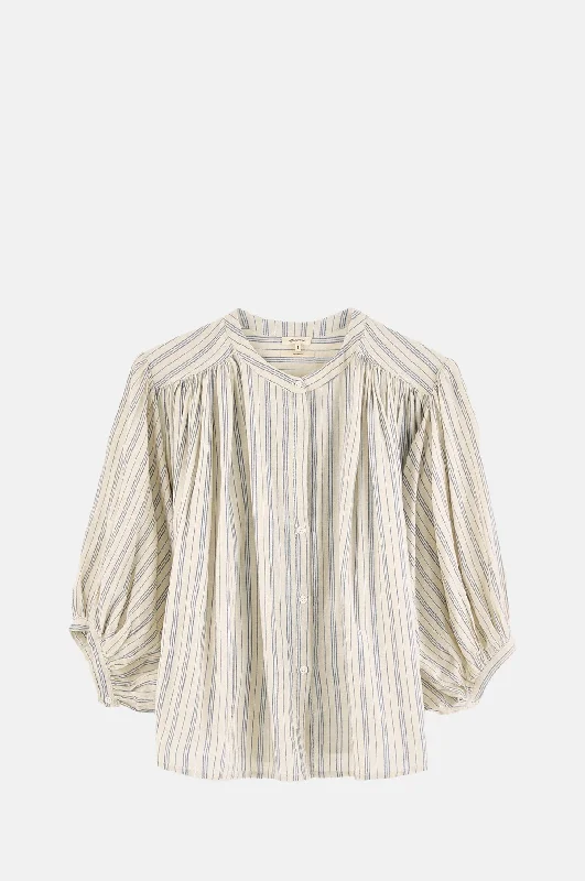 Ink Blouse Stripe A