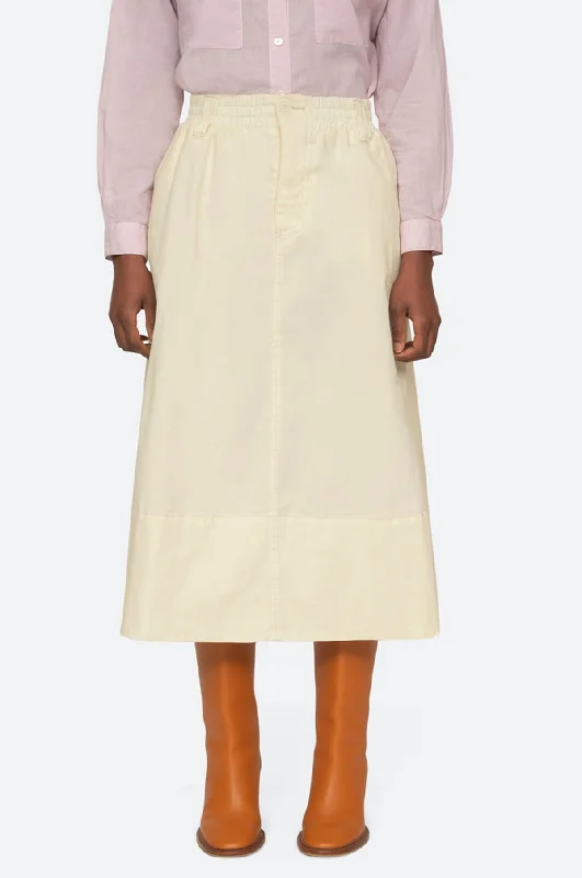 Karina Cotton Skirt Cream