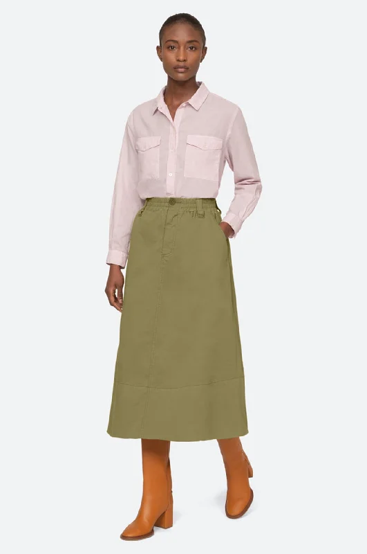 Karina Cotton Skirt Tan