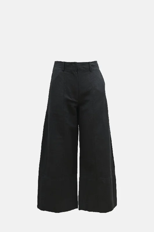 Malou Wide Leg Pant Black