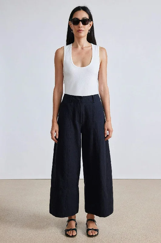 Malou Wide Leg Pant Black