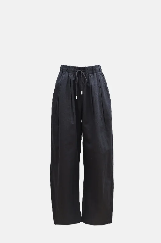 Manu Drawstring Pant Black