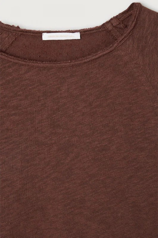 Sonoma Boat Neck Tee Choco Vintage