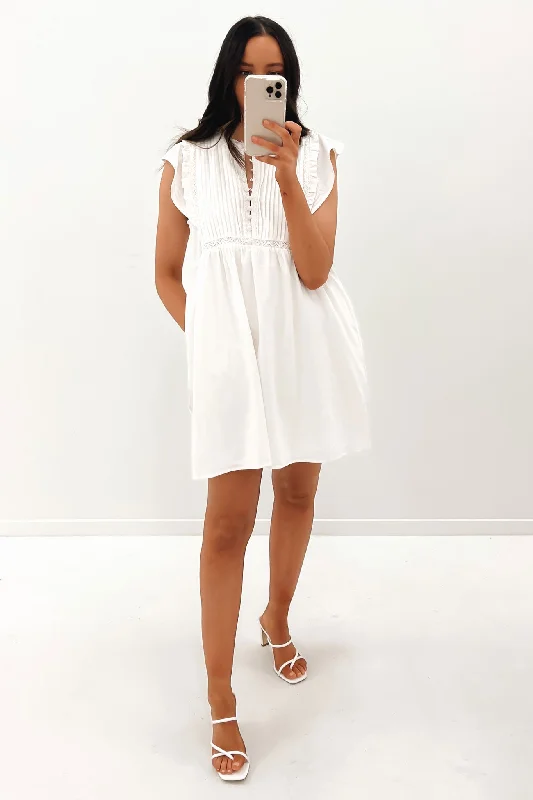 Alix Mini Dress White