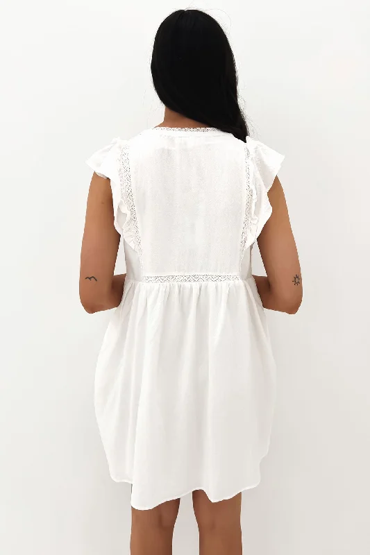 Alix Mini Dress White