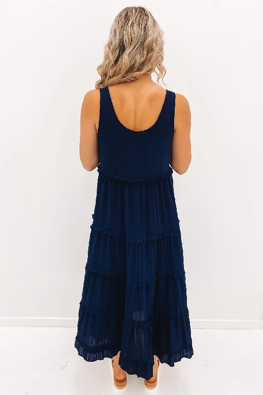 Brax Midi Dress Navy