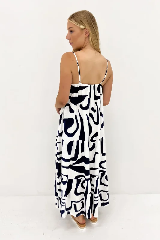 Flynn Midi Dress Lisbon