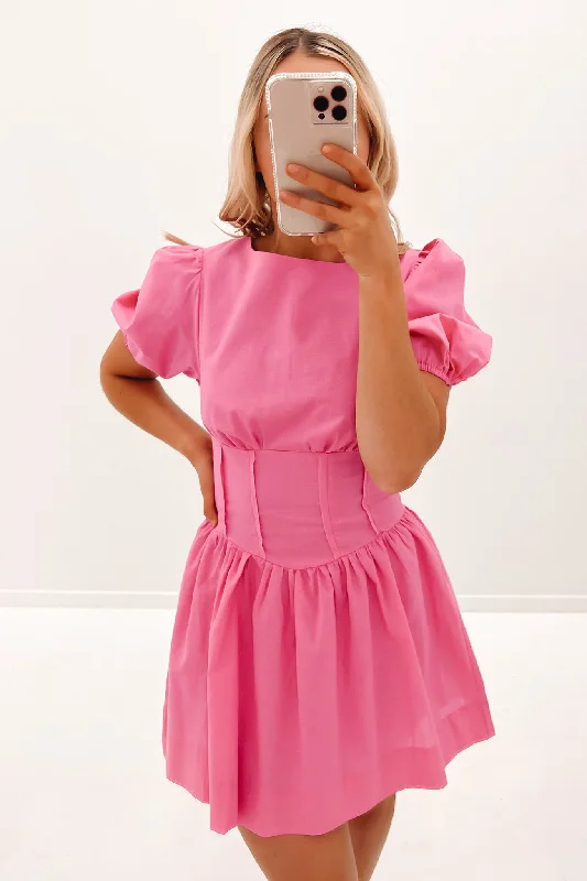 Freya Mini Dress Pink