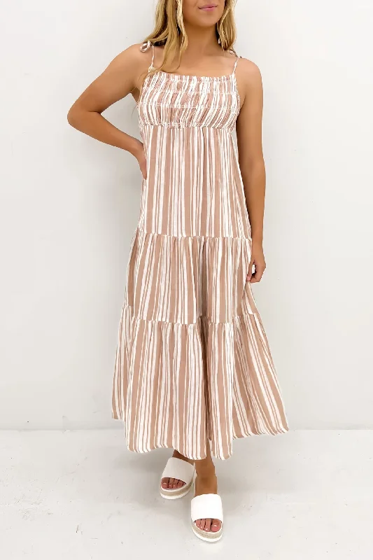 Grounded Maxi Dress Tan