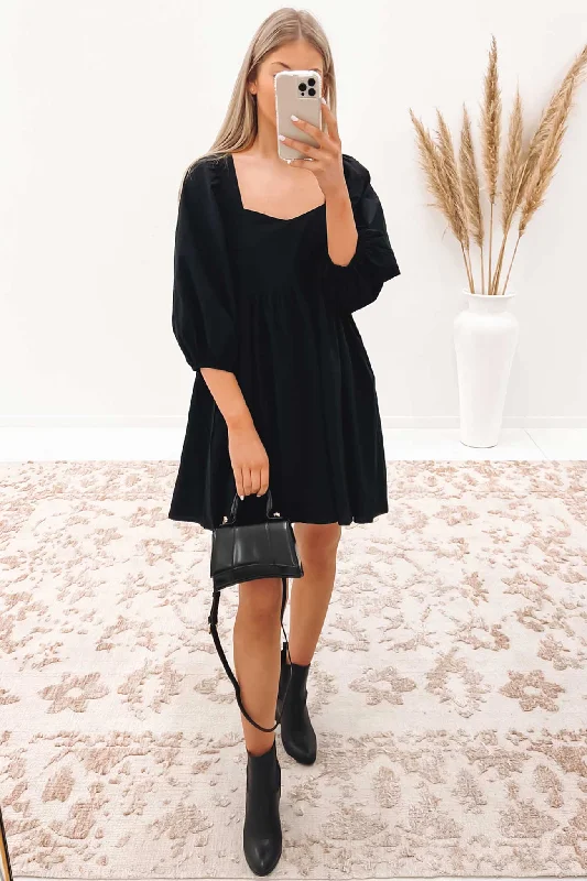 Harrison Mini Dress Black