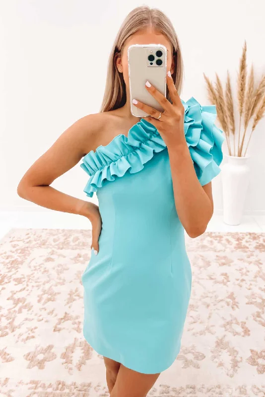 Homage Dress Aquamarine