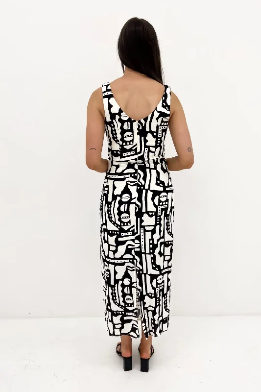 Imani Maxi Dress Print