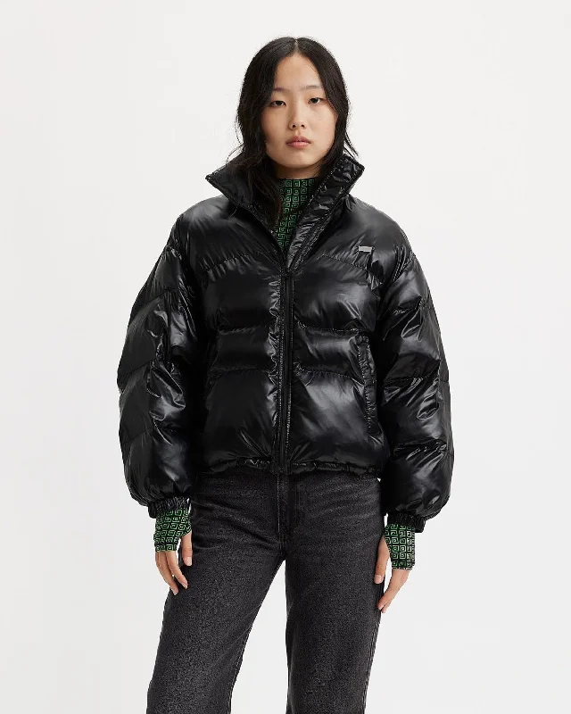 Levi's® Womens Retro Puffer Jacket - Caviar