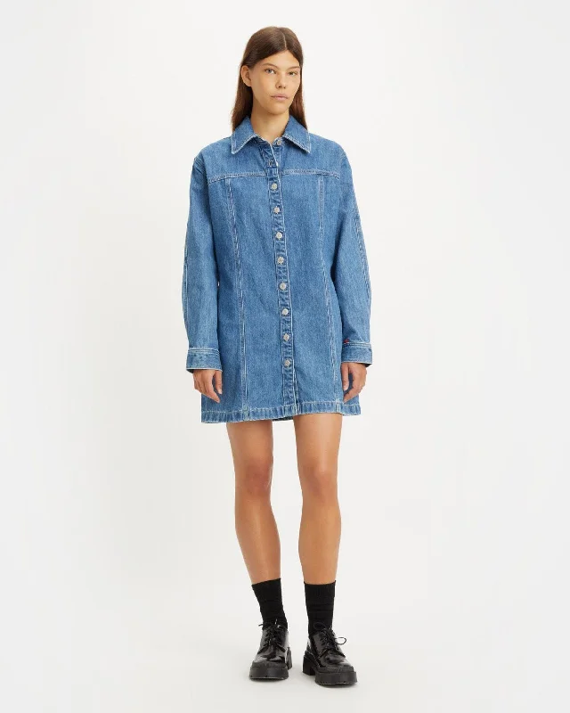 Levi's® Womens Shay Denim Dress - Old 517 Blue X