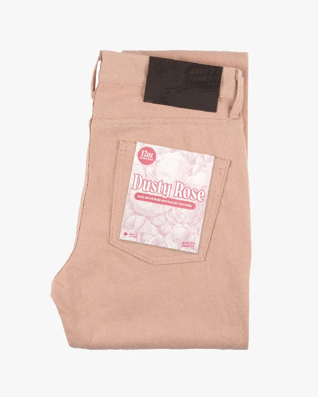 Naked & Famous Denim Classic Straight Womens Jeans - Dusty Rose Denim