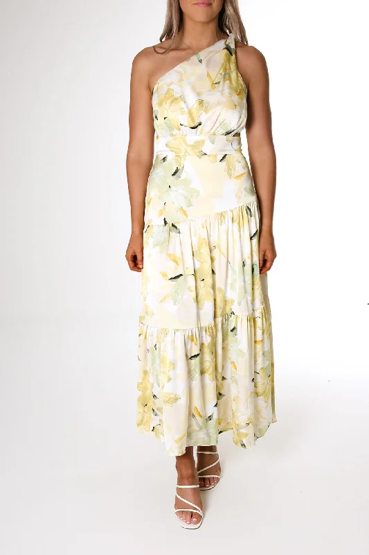 Oaklee Midi Dress Yellow