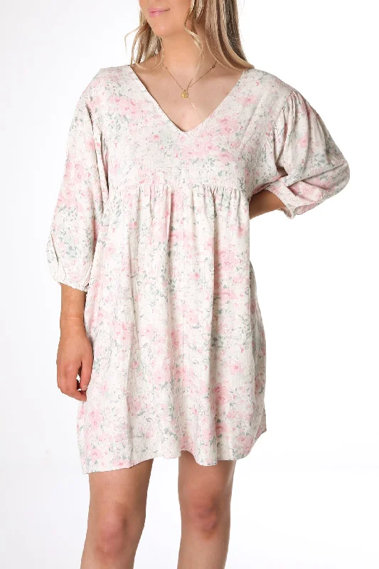 Willa Dress Washed Floral