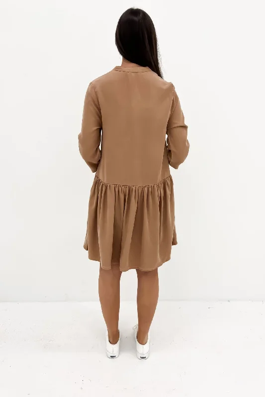 Willow Shirt Dress Tan