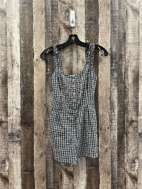 Black & White Romper Hollister, Size S