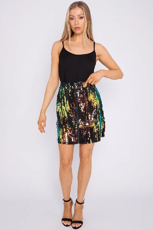 aftershock-london-skylar-multicolour-sequin-mini-skirt