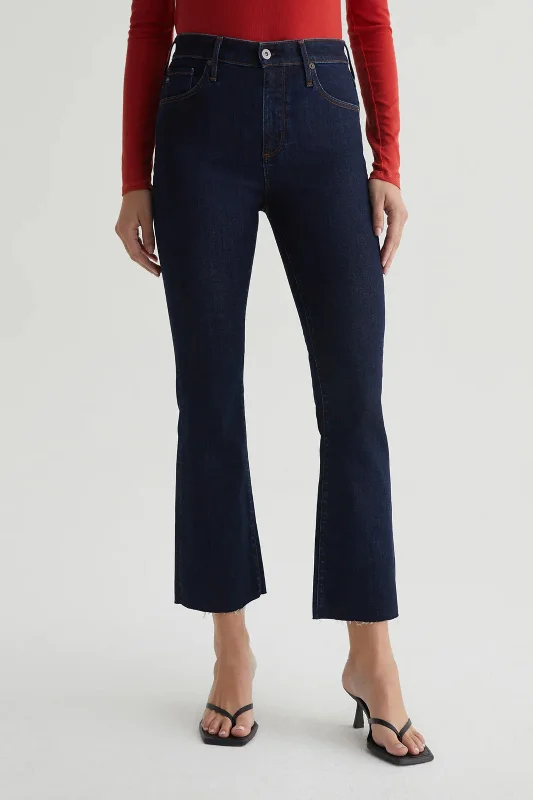 AG DARK WASH FARRAH CROPPED BOOTCUT JEAN