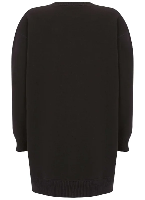 black-zip-long-sweatshirt