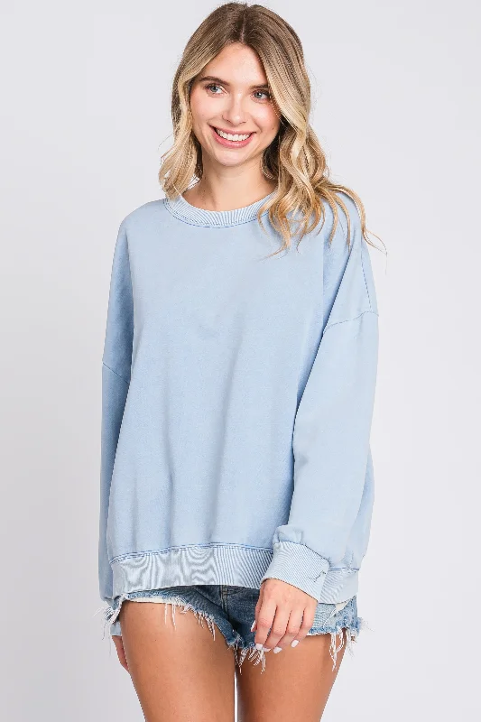 blue-dropped-shoulder-maternity-sweatshirt