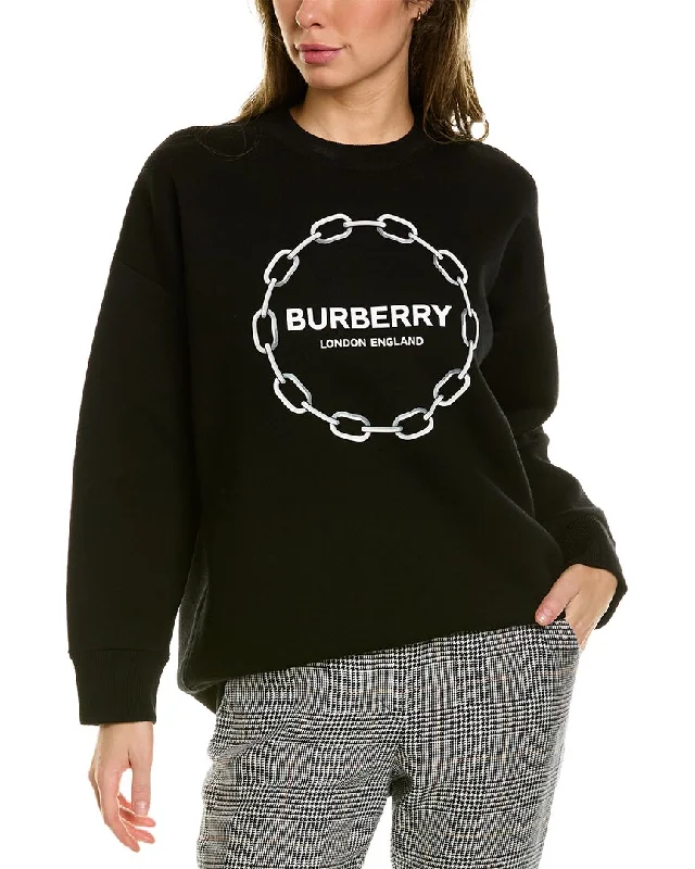 Burberry Logo Wool-Blend Sweatshirt