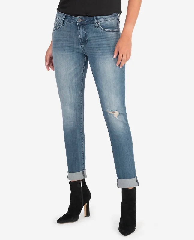 Catherine Boyfriend Jeans In Medium Wash