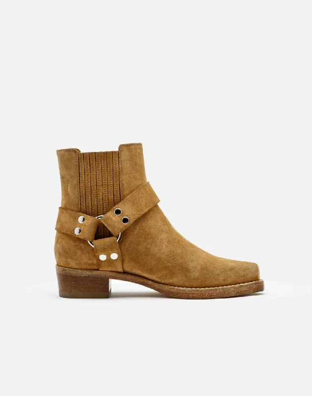 Cavalry Boot - Caramel Suede