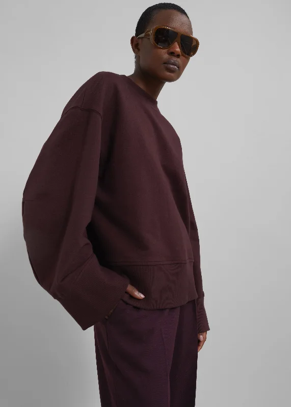 Clea Sweatshirt - Burgundy