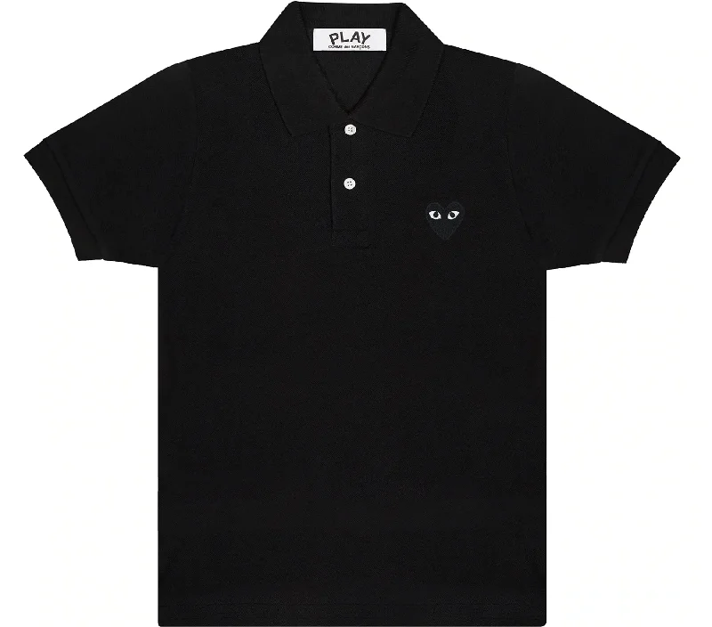 Black Heart Polo Shirt Women